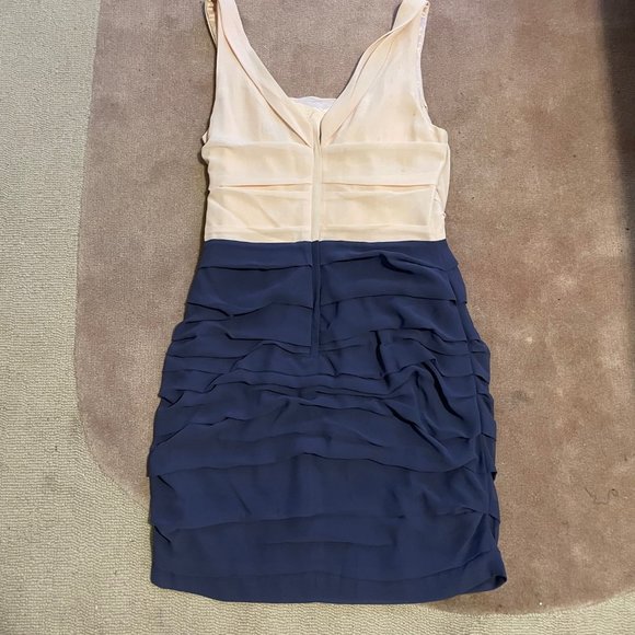 Express Color Block Chiffon Dress - Picture 5 of 5